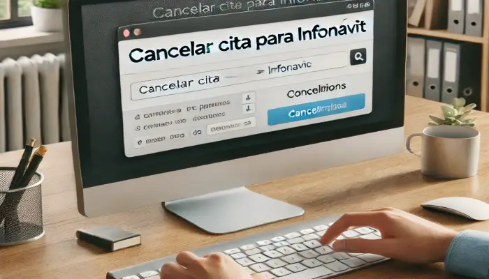como cancelar una cita de infonavit por internet